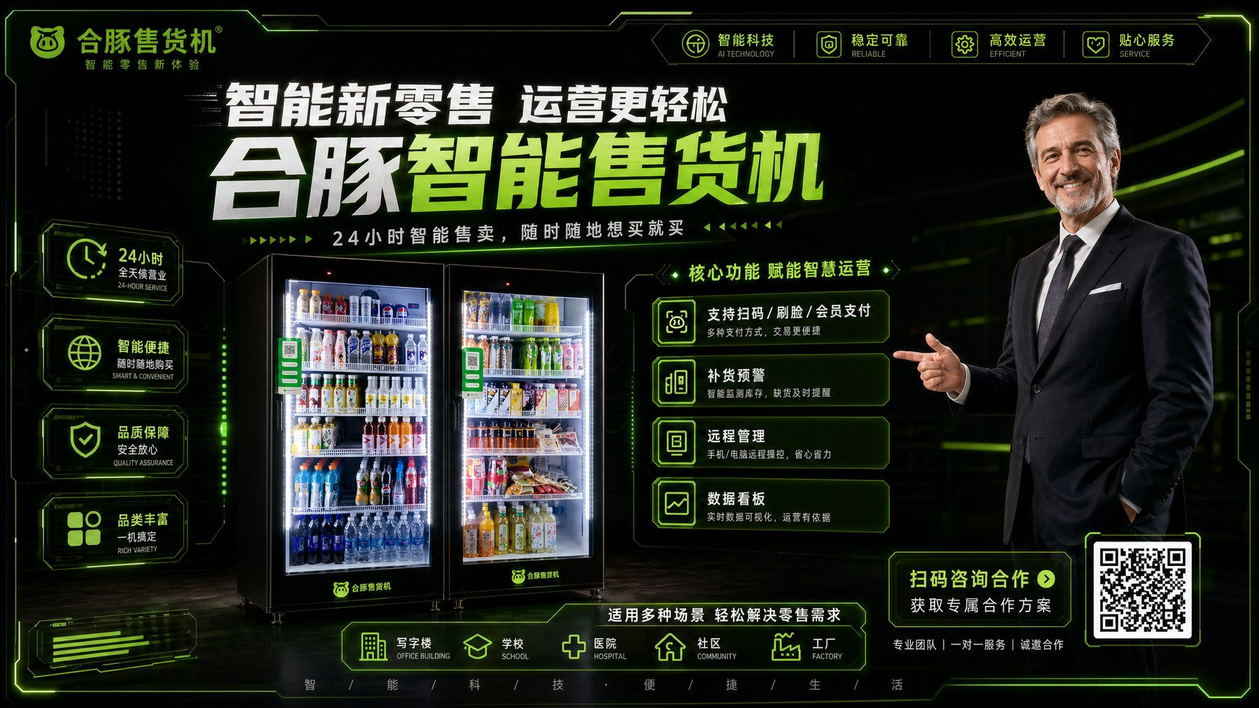 无人零售智慧云平台功能